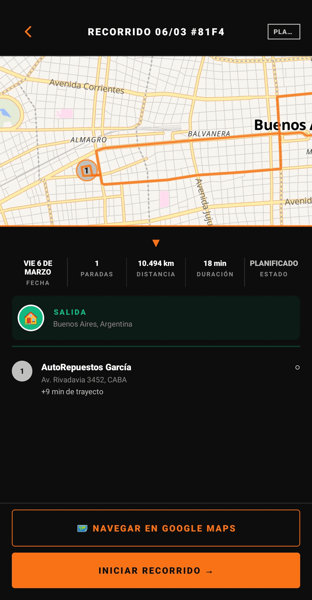 Recorridos